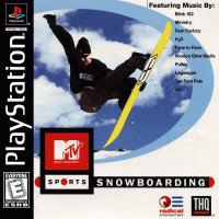 MTV Sports Snowboarding Playstation  box art